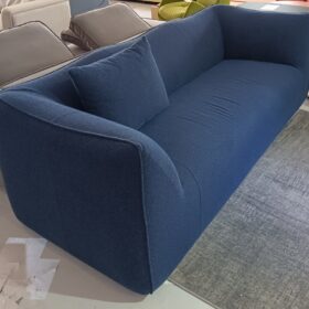 3 Seater midnight blue sofa