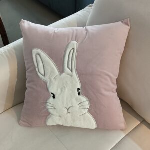 PINK RABBIT PILLOW