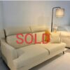 MAXINE CREAM FABRIC 2.5 SEATER SOFA  (DISPLAY SET)