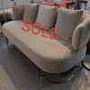 illum Savio Sofa 210cm Length in Earth Textured fabric color (DISPLAY SET)