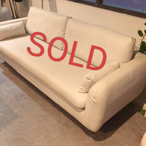 AIRA SOFA 3 SEATER, 200CM LENGTH IN OFF-WHITE TECH FABRIC (DISPLAY SET)