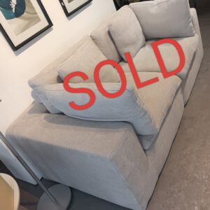 SNUGGLE FOAM SOFA IN BEIGE COLOR, 200CM LENGTH (DISPLAY SET)