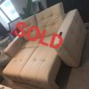 JESS ELECTRIC SOFA BED IN 200CM LENGTH, F61-1 TECH FABRIC BEIGE COLOR (DISPLAY SET)