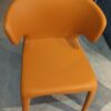 NEWCASTLE DINING CHAIR IN ORANGE BROWN COLOR (DISPLAY SET)