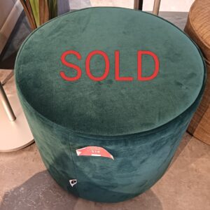 illum Teal Green Micro Fibre Fabric 50cm Diameter Round Stool (DISPLAY SET)